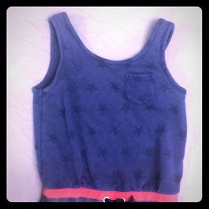 Cat & Jack one piece romper “stars”